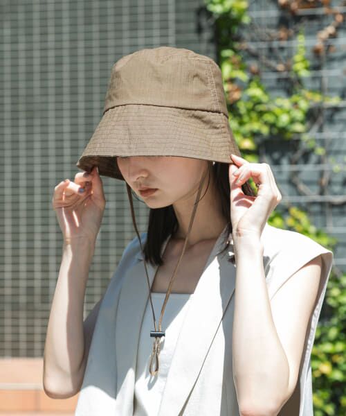 エミリアウィズ UVカット帽子 ベージュ エミリアウィズ UVカット帽子