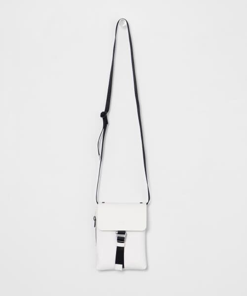 ＊＊SENSE OF PLACE by URBAN RESEARCH / センスオブプレイス バイ アーバンリサーチ ショルダーバッグ | GASTON LUGA　SplashMini Crossbody（WHITE）