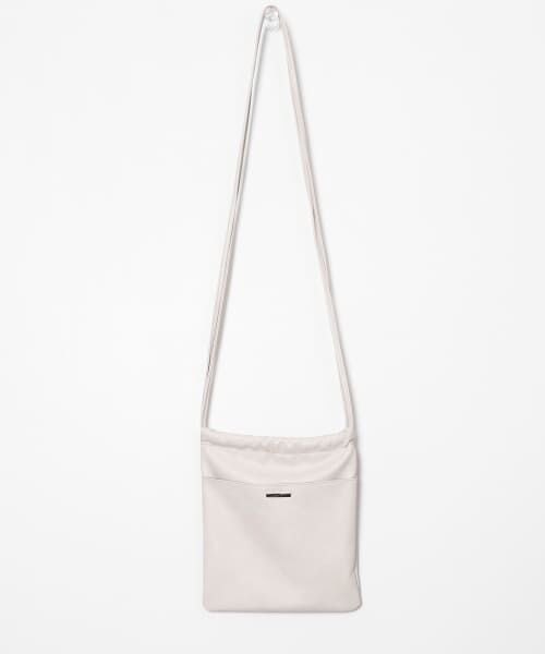 ＊＊SENSE OF PLACE by URBAN RESEARCH / センスオブプレイス バイ アーバンリサーチ ショルダーバッグ | FLハンドルキンチャクショルダー（L.GRAY）