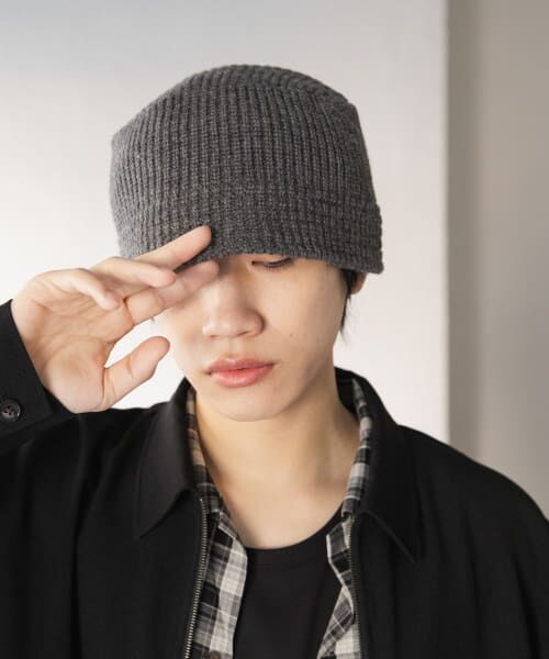 ＊＊SENSE OF PLACE by URBAN RESEARCH / センスオブプレイス バイ アーバンリサーチ ハット | ニットバケットハット（GRAY）