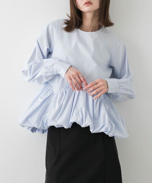 ＊＊SENSE OF PLACE by URBAN RESEARCH / センスオブプレイス バイ アーバンリサーチ シャツ・ブラウス | バルーンブラウス（L.BLUE）