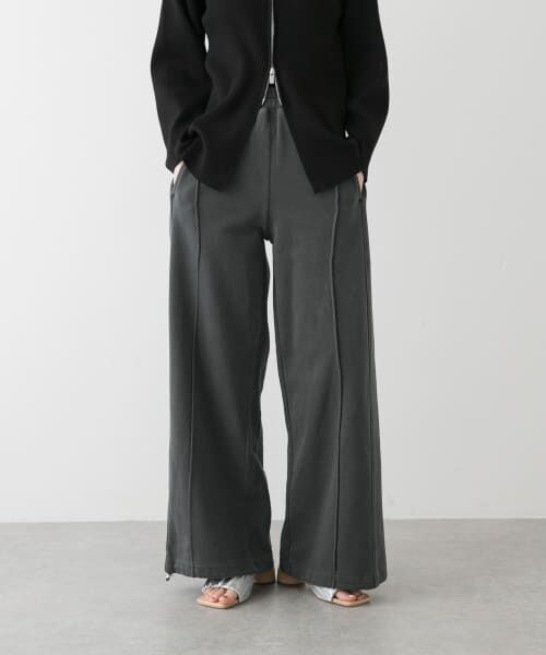 ＊＊SENSE OF PLACE by URBAN RESEARCH / センスオブプレイス バイ アーバンリサーチ その他パンツ | ピグメントスウェットパンツ（CHARCOAL）