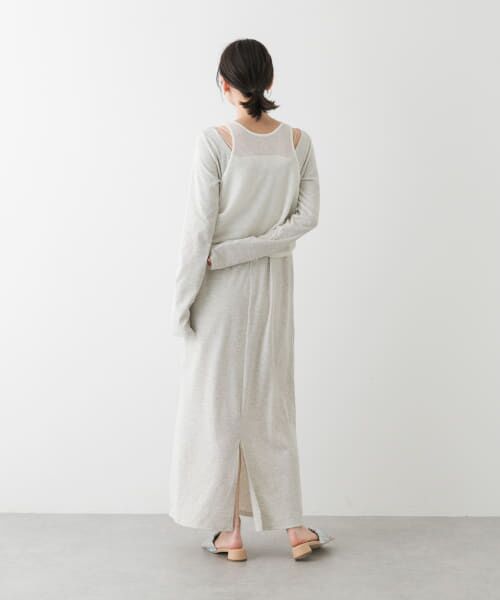 by malene birger　ロング　白　ワンピース　アーバンリサーチ URBAN RESEARCH（アーバンリサーチ）の「麻混ストレートロング