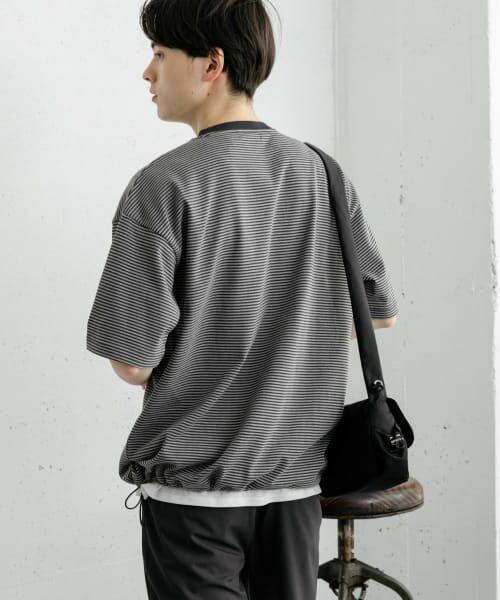 新品未使用　h.NAOTO　SEVEN　Greed　ユニセックス　カットソー　黒 ユニセックス』アソートドローコードショートスリーブTシャツ