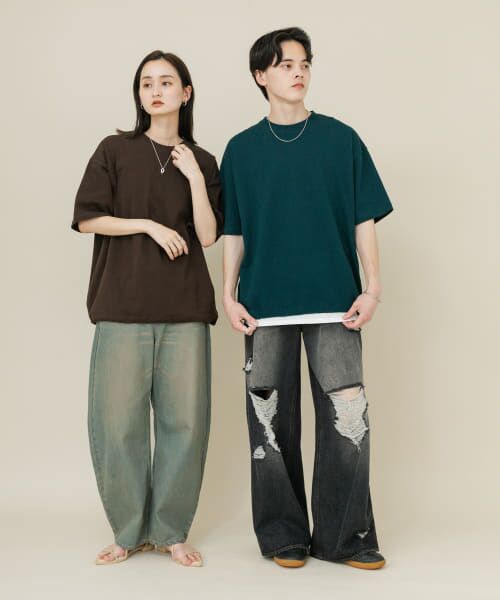 URBAN RESEARCHショートシャツ セール】Quick dry ボックスショートスリーブTシャツ（Tシャツ