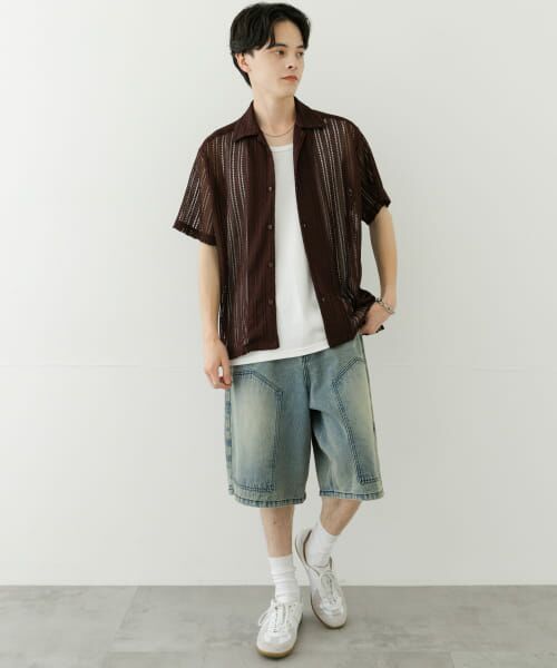 MISSONI オープンカラーショートスリーブシャツ セール】 『ユニセックス』アソートレースオープンカラー