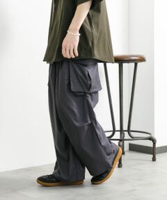 『ユニセックス』ワイドカーゴパンツ