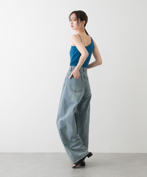 【美品】FUMIKA_UCHIDA 定番タンクトップ ワンショルダー ホワイト FUMIKA_UCHIDA/NEEDLE DRAWING TANK TOP(WHITE)