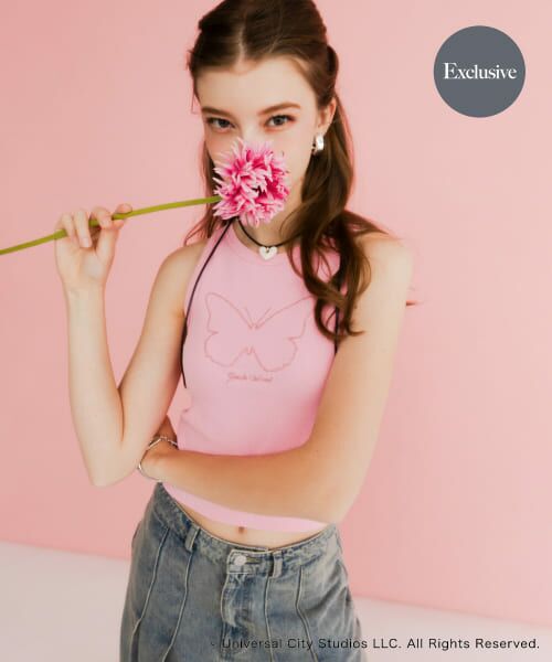 ＊＊SENSE OF PLACE by URBAN RESEARCH / センスオブプレイス バイ アーバンリサーチ タンクトップ | 『別注』WICKED×SENSE OF PLACE　タンクトップ（PINK）