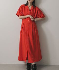 ウエストタックシャツワンピース