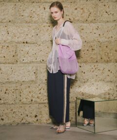 パラコードハンドルメッシュバッグ