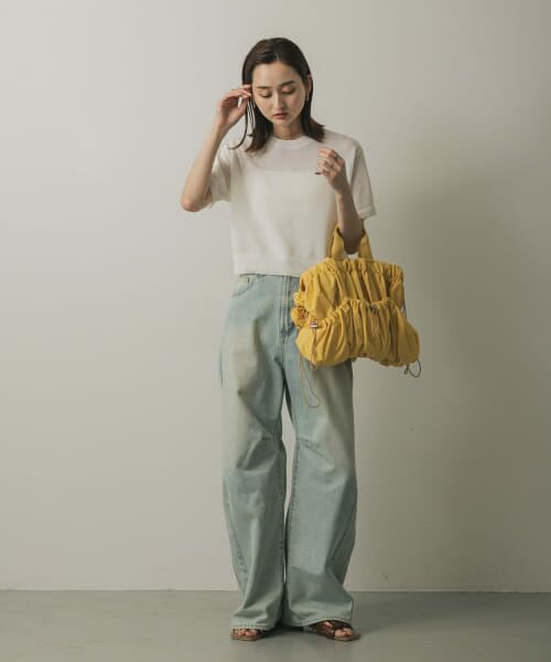 セール】 アウトポケットギャザーショルダーバッグ （ショルダー