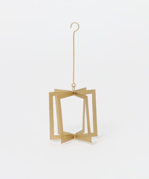 ＊＊SENSE OF PLACE by URBAN RESEARCH / センスオブプレイス バイ アーバンリサーチ その他雑貨 | BLOMSTER　HPスクエアオーナメント（GOLD）