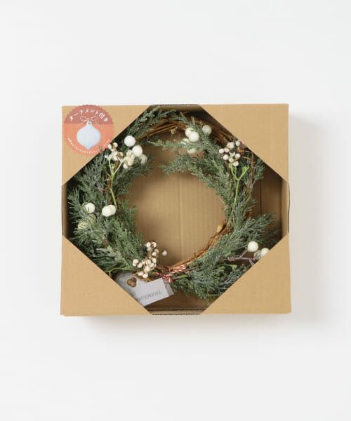 ＊＊SENSE OF PLACE by URBAN RESEARCH / センスオブプレイス バイ アーバンリサーチ その他雑貨 | BLOMSTER　クリスマス リース（WH）