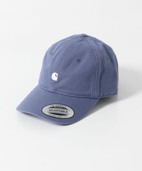 ＊＊SENSE OF PLACE by URBAN RESEARCH / センスオブプレイス バイ アーバンリサーチ キャップ | carhartt　MADISON LOGO CAP（Blue Iris）