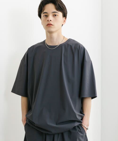 セール】 4WAYストレッチプルオーバーショートスリーブTシャツ