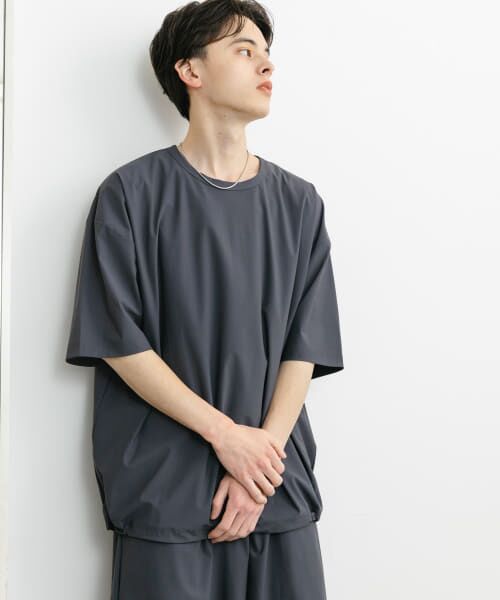 セール】 4WAYストレッチプルオーバーショートスリーブTシャツ