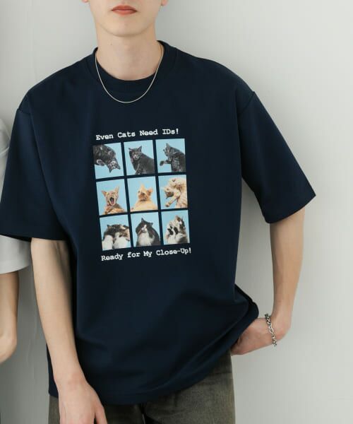 セール】 『ユニセックス』Cat graphic Short-Sleeve T-shirts