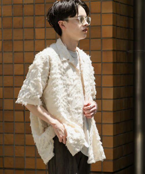 【別注】＜GHOSPELL＞フリンジ ショートスリーブ シャツ BEAUTY&YOUTH UNITED ARROWS｜【別注】<GHOSPELL>フリンジ