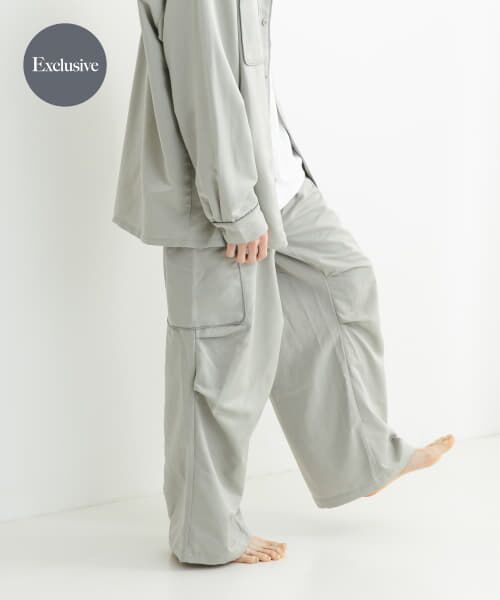 ＊＊SENSE OF PLACE by URBAN RESEARCH / センスオブプレイス バイ アーバンリサーチ その他パンツ | 『別注』OATSIDE×SENSE OF PLACE　カーゴパンツ（GRAY）