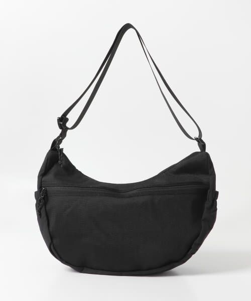 ＊＊SENSE OF PLACE by URBAN RESEARCH / センスオブプレイス バイ アーバンリサーチ ショルダーバッグ | ナイロンメッシュショルダーバッグ（BLACK）