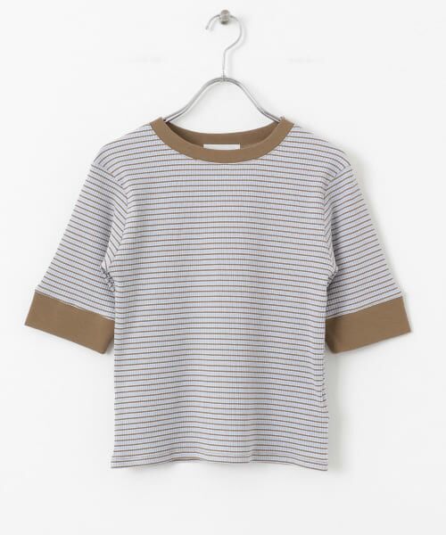 セール】 『一部WEB限定カラー』クルーネックリンガーボーダーT