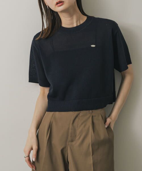 クルーネッククロップドセーター （ニット・セーター）｜＊＊SENSE OF