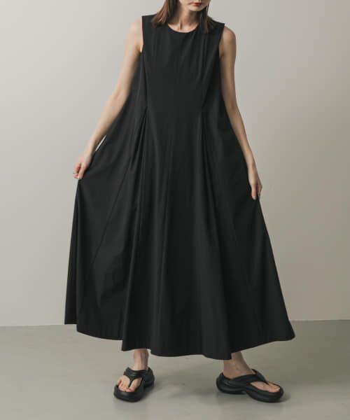 ひとchanセレクト セール】 4WAYストレッチテントラインワンピース (ワンピース