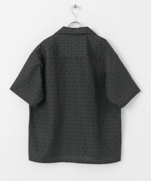 MINEDENIM ゼブラ柄 ショートスリーブシャツ MINEDENIM ゼブラ柄 ショートスリーブシャツ