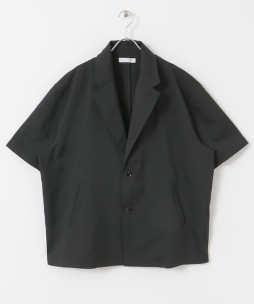 新品タグ付URBAN RESEARCHリネン黒 ショートスリーブオールインワン セール】Quick dry ボックスショートスリーブTシャツ（Tシャツ