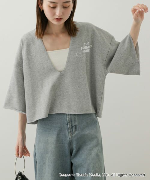 セール】 『別注』Casper×SENSE OF PLACE/スキッパートップ （T