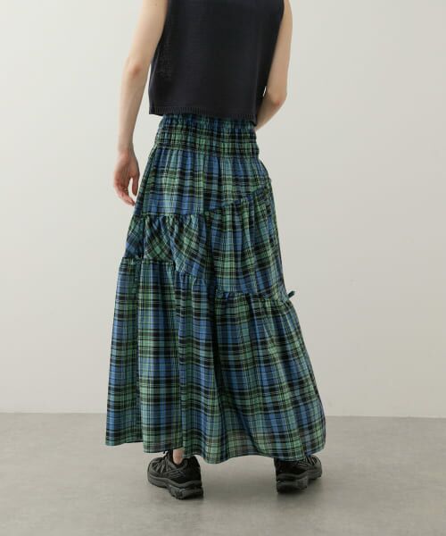 セール】 チェックボリュームスカート （スカート）｜＊＊SENSE