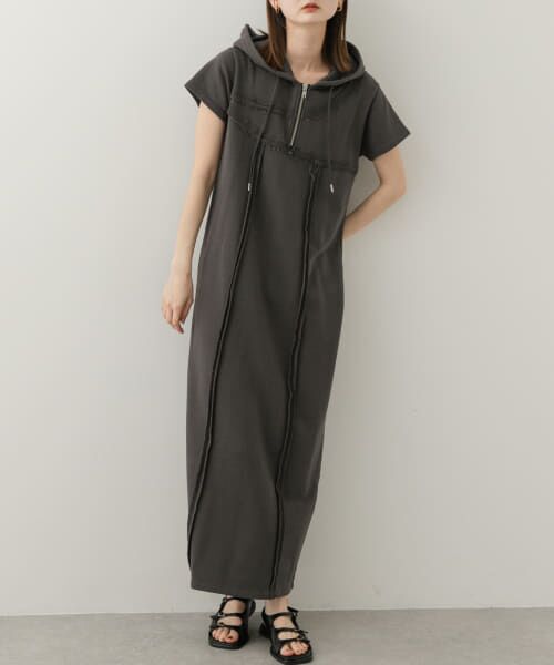 セール】 フーディージップワンピース （ワンピース）｜＊＊SENSE OF