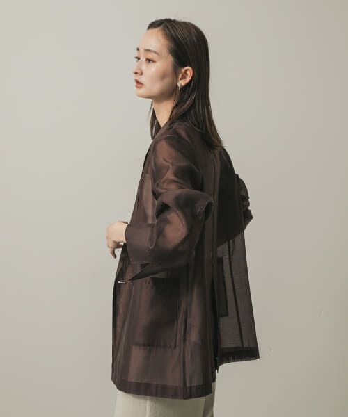 URBAN RESEARCH シアーテーラードジャケット チェック URBAN RESEARCH シアーテーラードジャケット チェック