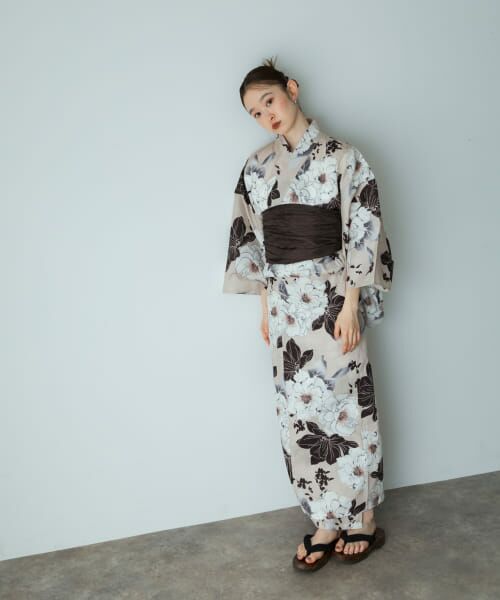 SENSE OF PLACE 浴衣2点セットB（黒梅） SENSE OF PLACE by URBAN RESEARCH（センスオブプレイスバイ
