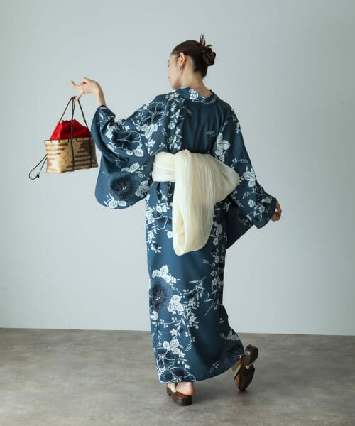 SENSE OF PLACE 浴衣3点セットワンピース SENSE OF PLACE｜浴衣3点セットワンピース(変織紅梅) | Rakuten