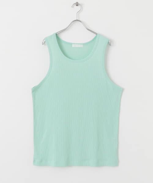 ＊＊SENSE OF PLACE by URBAN RESEARCH / センスオブプレイス バイ アーバンリサーチ タンクトップ | リブタンクトップ（MINT）