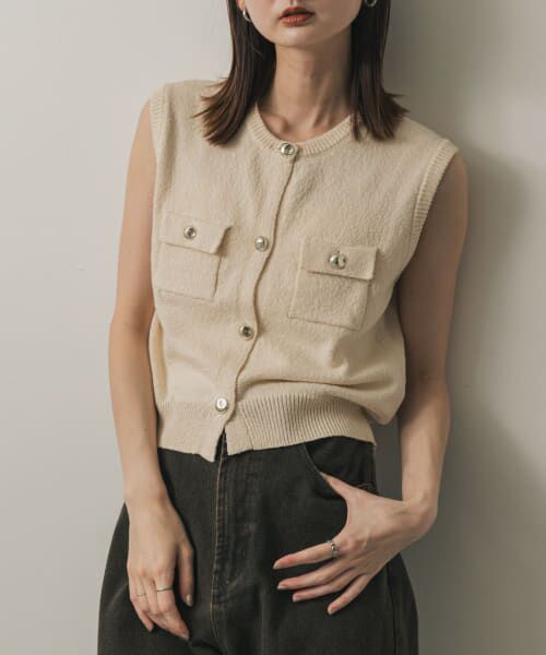 Y2K✨PPFM ナポレオンジャケット 3WAY ベスト 銀ボタン ダブルジップ ナポレオンケープジャケット【期間限定価格】 | axes femme | axes