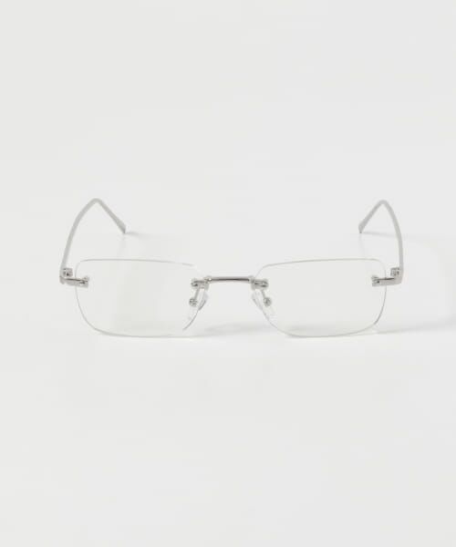＊＊SENSE OF PLACE by URBAN RESEARCH / センスオブプレイス バイ アーバンリサーチ サングラス・メガネ | リムレスサングラス（SILVER）