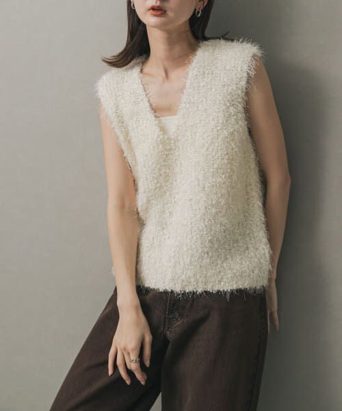 モールフェザーニットベスト （ベスト）｜＊＊SENSE OF PLACE by URBAN
