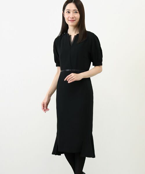 setaichiro / セタイチロウ ドレス | ドレープクロス パフスリーブワンピースドレス | 詳細2
