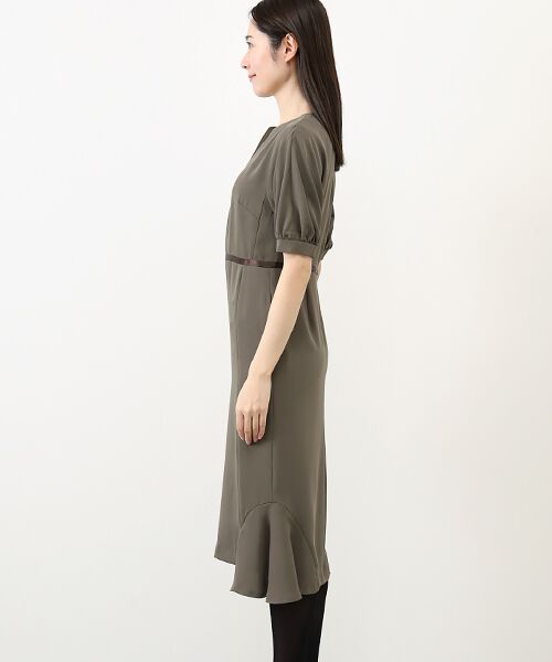 setaichiro / セタイチロウ ドレス | ドレープクロス パフスリーブワンピースドレス | 詳細12