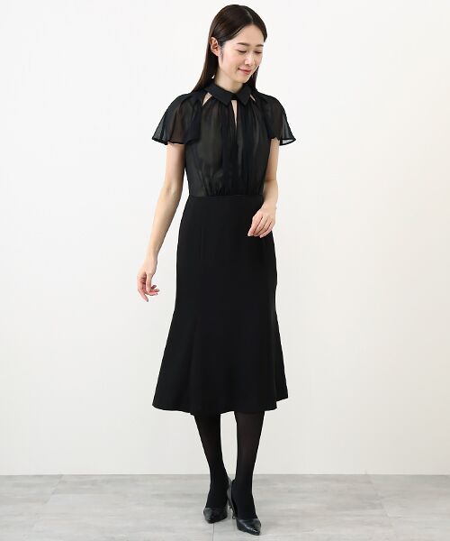 setaichiro / セタイチロウ ドレス | ドレープクロス 襟付きワンピースドレス | 詳細3