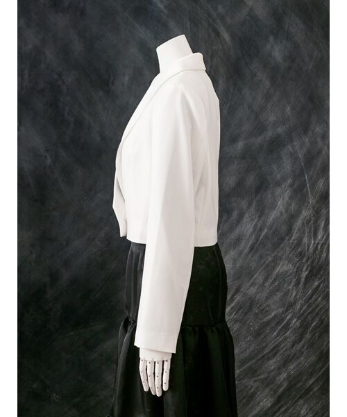 【早い者勝ち】 HOLLAND & SHERRY テーラードジャケット ホワイト ハンサムクロスジャケット （テーラードジャケット