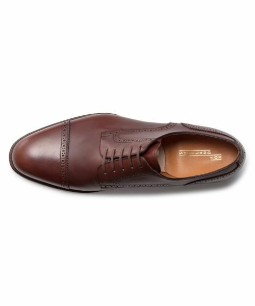 SHETLAND FOX / シェットランドフォックス ビジネス・ドレスシューズ | シェットランドフォックス 711F DRAYTON パンチドキャップトウ ブラウン | 詳細2