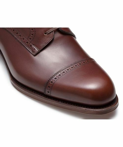 SHETLAND FOX / シェットランドフォックス ビジネス・ドレスシューズ | シェットランドフォックス 711F DRAYTON パンチドキャップトウ ブラウン | 詳細6