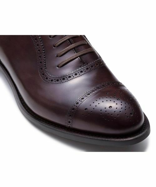SHETLAND FOX / シェットランドフォックス ビジネス・ドレスシューズ | シェットランドフォックス 722F COVENTRY セミブローグ ダークブラウン | 詳細6