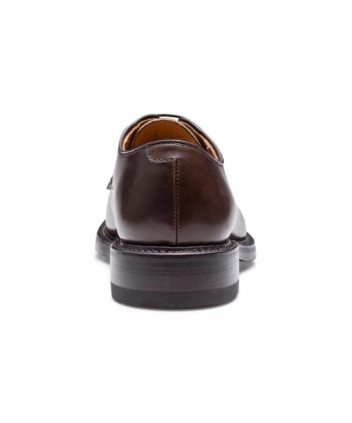 SHETLAND FOX / シェットランドフォックス ビジネス・ドレスシューズ | シェットランドフォックス 730F LEADENHALL プレーントウ ダークブラウン | 詳細4