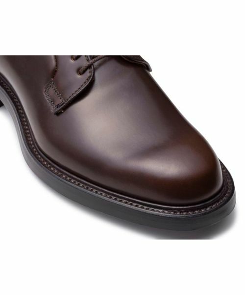SHETLAND FOX / シェットランドフォックス ビジネス・ドレスシューズ | シェットランドフォックス 730F LEADENHALL プレーントウ ダークブラウン | 詳細6