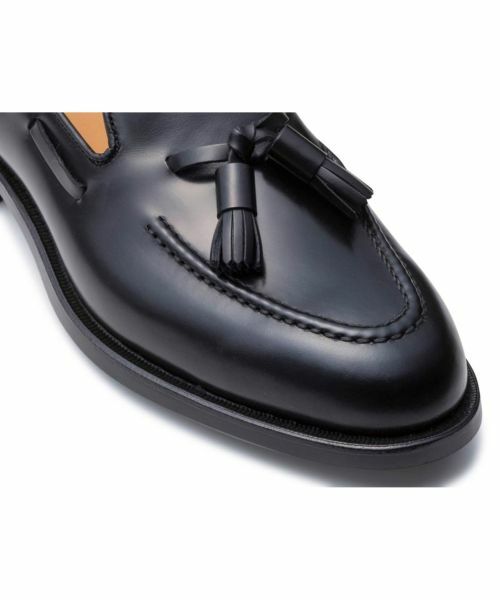 SHETLAND FOX / シェットランドフォックス ビジネス・ドレスシューズ | シェットランドフォックス 731F SHEFFIELD タッセルローファー ブラック | 詳細6